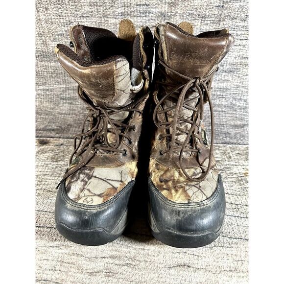 Field and Stream Primaloft 800g Insulation Gore-tex Camo Hunting Boots 9.5 - Picture 2 of 10